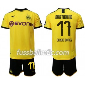 Fußballtrikots Borussia Dortmund Sergio Gomez 17 Kinder Heim Trikotsatz 2019-2020